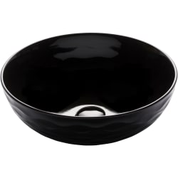 16 Inch Round Porcelain Ceramic Vessel Bathroom Sink - Main Photo view