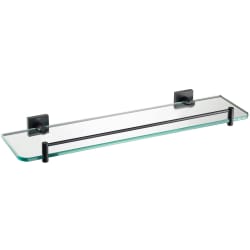 18 Inch Glass Bathroom Shelf - 18 Inch Glass Bathroom Shelf view