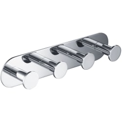 4 -Hook Bathroom Robe and Towel Hook Rack - Elie™ Collection 4-Hook Robe and Towel Rack view