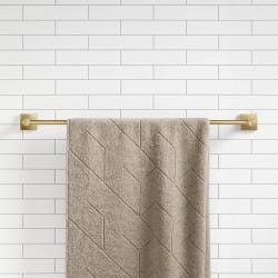 24 Inch Bathroom Towel Bar - Front View view