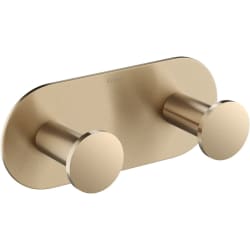 Bathroom Robe and Towel Double Hook - Front View view