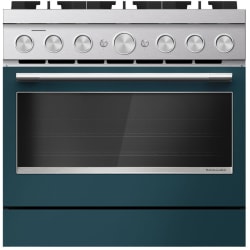36 Inch Slide-In Commercial-Style Dual Fuel Range  - 36 Inch Slide-In Commercial-Style Dual Fuel Range with 6 Sealed Burners view