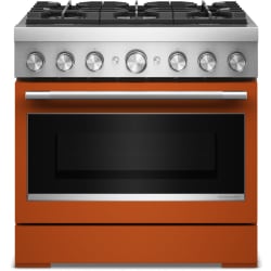 36 Inch Slide-In Commercial-Style Dual Fuel Range  - 36 Inch Slide-In Commercial-Style Dual Fuel Range with 6 Sealed Burners view