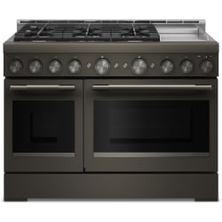 48 Inch Freestanding Commercial-Style Gas Range  - 48-Inch 6 Burner Commercial-Style Gas Range with Griddle view