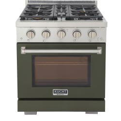 30 Inch Freestanding Professional Gas Range  - KFXX Series 30 Inch Freestanding Professional Gas Range in Front View view