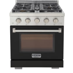 30 Inch Freestanding Professional Gas Range  - KFXX Series 30 Inch Freestanding Professional Gas Range in Front View view