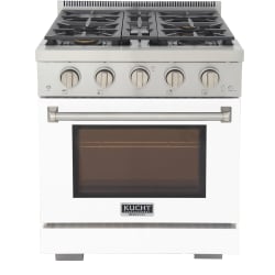 30 Inch Freestanding Professional Gas Range  - KFXX Series 30 Inch Freestanding Professional Gas Range in Front View view