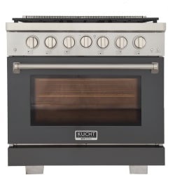 36 Inch Freestanding Professional Gas Range  - 36 Inch Freestanding Professional Gas Range in Front View view