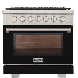 36 Inch Freestanding Gas Range  - 36 Inch Freestanding Gas Range in Front View view
