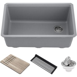30 Inch Single Bowl Undermount Kitchen Sink  - 30 Inch Single Bowl Granite Undermount Kitchen Sink view