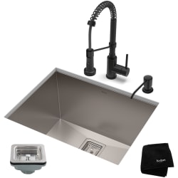 24 Inch Undermount Laundry Utility Sink  - 24 Inch Undermount Single Bowl Laundry and Utility Sink view