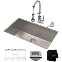 28 1/2 Inch Undermount Single Bowl Kitchen Sink - Main View view