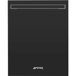 24 Inch Custom Dishwasher Panel in Anthracite  - 24 Inch Custom Dishwasher Panel in Anthracite with SPR Handle view