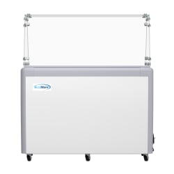 50 Inch Freestanding Gelato Dipping Cabinet Freezer  - 50 Inch Freestanding Gelato Dipping Cabinet Freezer view