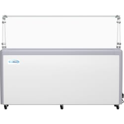 70 Inch Freestanding Gelato Dipping Cabinet Freezer  - 70 Inch Freestanding Gelato Dipping Cabinet Freezer view