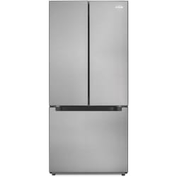 30 Inch Freestanding French Door Refrigerator  - 18.5 cu. ft. Stainless-Steel French Door Refrigerator in Silver (KM-RERFDSS-18C) view