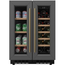 24 Inch Freestanding/Built-In Dual Zone Panel Ready Under Counter Beverage Center  - Beverage Center view