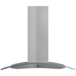 Convertible Wall Mount Glass Canopy Range Hood - Wall Mount Range Hood with Glass Canopy view