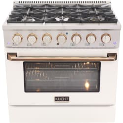 36 Inch Freestanding Gas Range  - 36 Inch Freestanding Dual Fuel Range view
