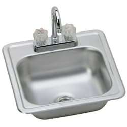 15 Inch Drop-In Stainless Steel Sink - Stainless Steel Sink Package view