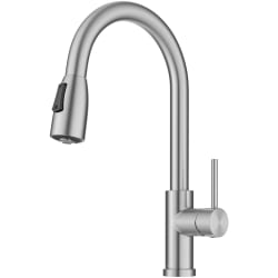 2-Function Single Handle Pull Down Kitchen Faucet  - 2-Function Single Handle Pull Down Kitchen Faucet in Spot-Free Stainless Steel view