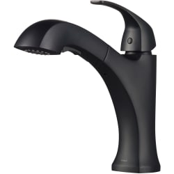 Dual Function Pull-Out Kitchen Faucet - Matte Black Main View view