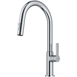 Single Handle Pull-Down Kitchen Faucet  - Oletto Single Handle Pull-Down Kitchen Faucet in Chrome view