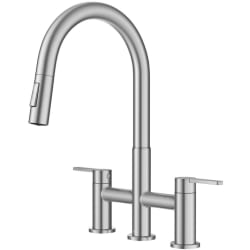 16 Inch Kitchen Faucet  - Kitchen Faucet with Pull-Down Sprayhead in Spot-Free Stainless Steel view