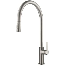 Single Handle Pull Down Kitchen Faucet - Oletto™ High-Arc Single Handle Pull-Down Kitchen Faucet in Spot Free Stainless Steel view