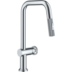 Industrial Pull Down Single Handle Faucet in Chrome - Industrial Pull-Down Single Handle Kitchen Faucet in Chrome view