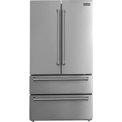 36 Inch Counter Depth Freestanding French Door Refrigerator 22.5 cu. ft. Total Capacity, Ice Maker, Frost Free Defrost, Temperature Management System, Pure Filtration System, LED Lighting, and ENERGY STAR Certified - 36 Inch Counter Depth Freestanding French Door Refrigerator view