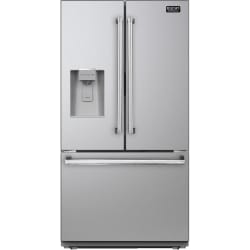 36 Inch Freestanding French Door Refrigerator 28.9 cu. ft. Total Capacity, External Water & Ice Dispenser, Ice Maker, Frost Free Defrost, Temperature Management System, Pure Filtration System, LED Lighting, and ENERGY STAR Certified - 36 Inch Freestanding French Door Refrigerator view