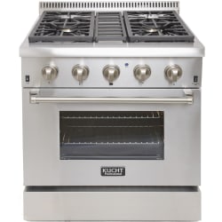 30 Inch Freestanding Dual Fuel Range  - Front View view