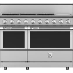 48 Inch Freestanding Dual Fuel Range  - 48-inch 5-Burner Dual Fuel Range with 12-inch Griddle view