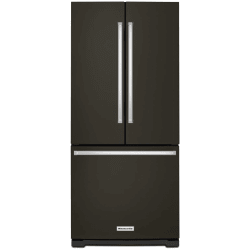 30 Inch Freestanding French Door Refrigerator  - 30 Inch Freestanding French Door Refrigerator in Front View view