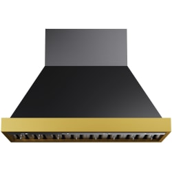 Wall Mount Range Hood  - 48 Inch Wall Mount Range Hood in Front View view
