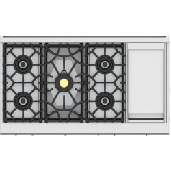 48 Inch Gas Rangetop  - 48″ 5-Burner Rangetop with 12″ Griddle view
