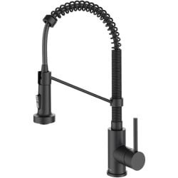 Single Handle Commercial Style Pull-Down Sensor Kitchen Faucet - Bolden™ Touchless Sensor Single Handle 18-Inch Commercial Pull-Down Kitchen Faucet in Matte Black view
