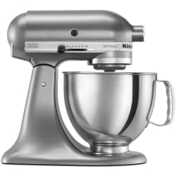 Value Bundle 5 Quart Tilt-Head Stand Mixer  - Value Bundle Artisan® Series 5 Quart Tilt-Head Stand Mixer with Additional 3 Quart bowl - Contour Silver view