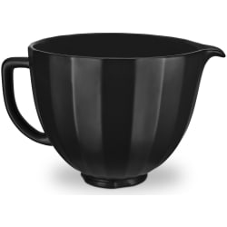 5 Quart Ceramic Bowl: Black Shell - 5 Quart Black Shell Ceramic Bowl view