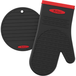 Heat-Resistant Silicone Non-Slip Oven Mitt and Trivet  - Main View view