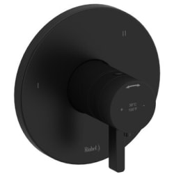 Single Lever Handle Thermostatic and Pressure Balance Trim  - Paradox™ Single Lever Handle Thermostatic and Pressure Balance Trim with 3 Functions in Black view