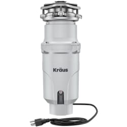 1/3 HP Continuous Feed Garbage Disposal  - 1/3 HP Continuous Feed Garbage Disposal with Ultra-Quiet Motor for Kitchen Sink with Power Cord and Flange Included view