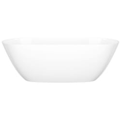 29 Inch Freestanding Soaking Bathtub  - 29 Inch Freestanding Soaking Bathtub with Drain Hole Center and No Overflow Hole view