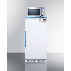 24 Inch Freestanding Breast Milk All-Refrigerator - 24 Inch Stacked Combination MOMCUBE™ Breast Milk Refrigerator/Microwave view