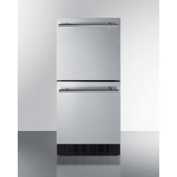 15 Inch Built-In Double Drawer Refrigerator - 15 Inch Built In 2-Drawer Refrigerator view