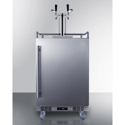 24 Inch Built-In Outdoor Beer Kegerator  - 24 Inch Built-In Outdoor Commercial Beer Kegerator (Casters Included - Ship Unassembled) view