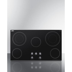 36 Inch Electric Cooktop  - Front View view