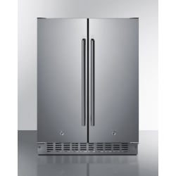 24 Inch Built-In Undercounter Side-by-Side Refrigerator  - 24 Inch Built-In Side-by-Side Refrigerator view
