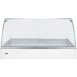 Glass Sneezeguard for NOVA35 Ice Cream Freezer - Glass Sneezeguard view